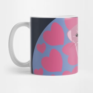 Women weasel in pink Mug